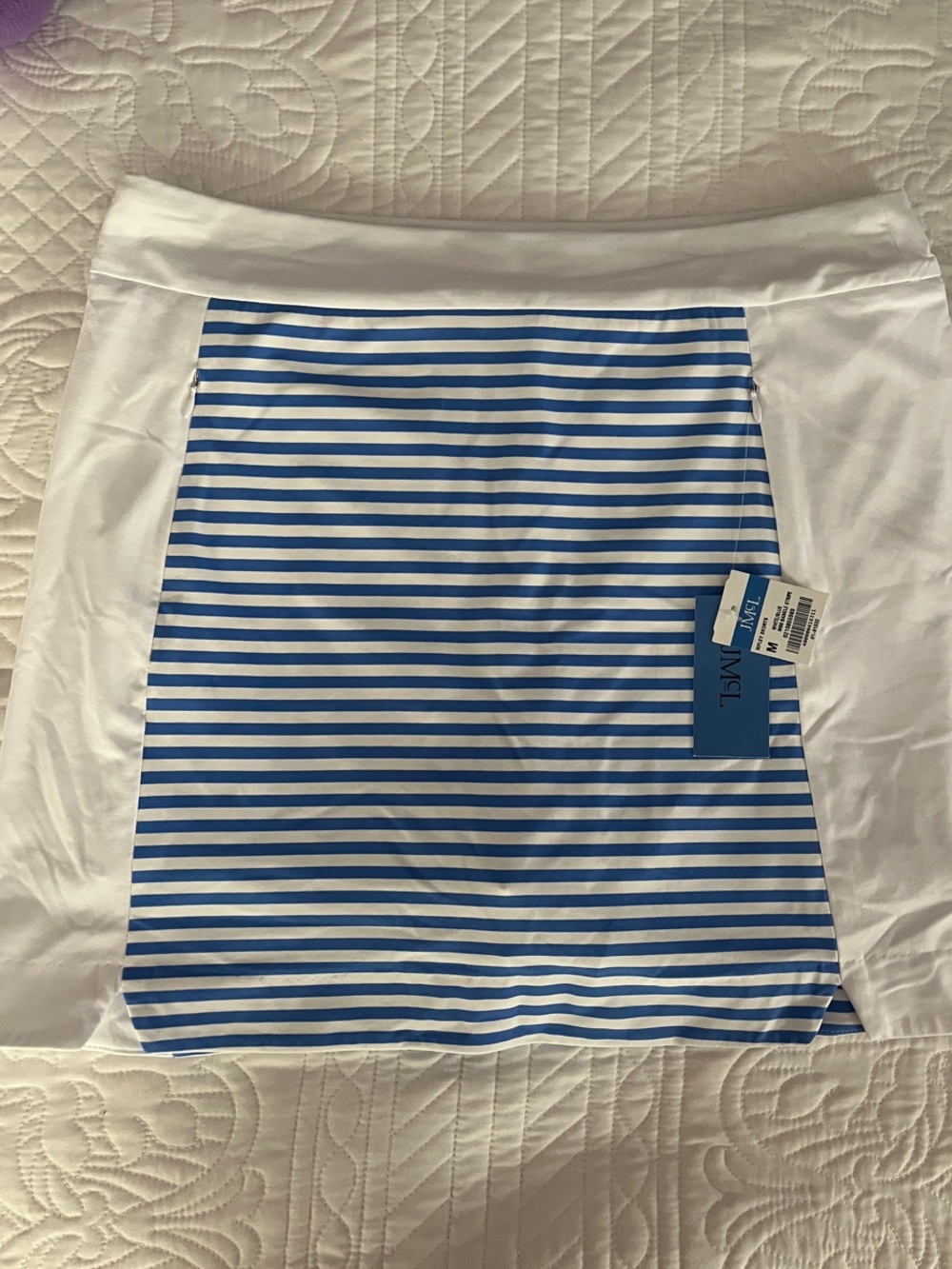 J. McLaughlin: women’s Riley skort white & Blue Striped